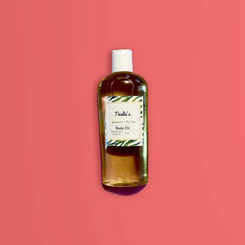 NWT! Tieslie’s Handmade Spearmint and Tea Tree Body Oil w/ Avocado Oil